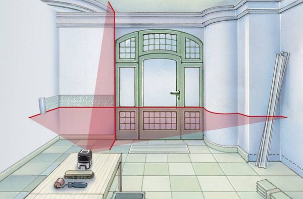 Produktbild: Laserliner SmartCross-Laser X Kreuzlinienlaser selbstnivellierend Reichweite (max.): 10m