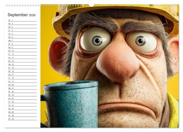 Produktbild: Kaffee, Kabel, Katastrophen (Wandkalender 2026 DIN A2 quer), CALVENDO Monatskalender