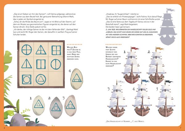 Produktbild: Escape! Das Abenteuer-Game-Buch: Die magische Schatzinsel