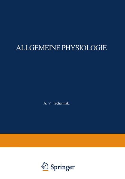 Produktbild: Allgemeine Physiologie