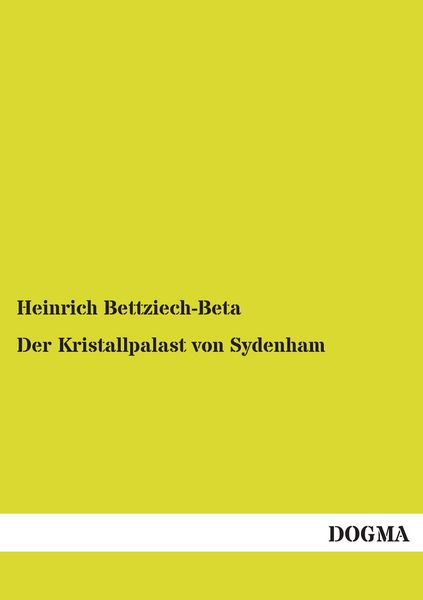 Produktbild: Der Kristallpalast von Sydenham