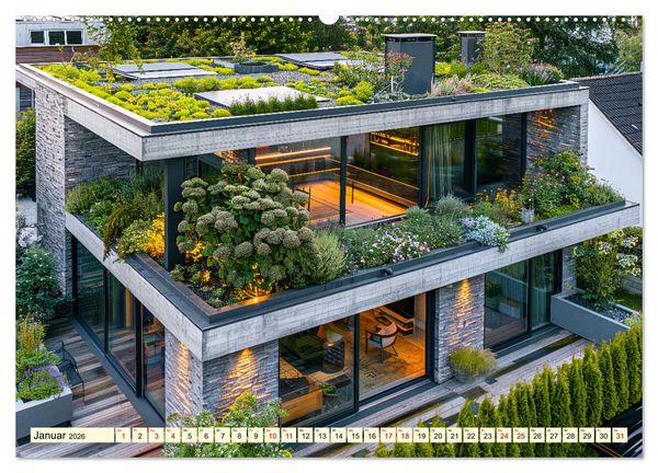 Produktbild: Biophilic Design - Verbundenheit mit der Natur (Wandkalender 2026 DIN A2 quer), CALVENDO Monatskalender