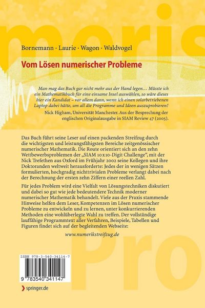 Produktbild: Vom L&ouml;sen numerischer Probleme
