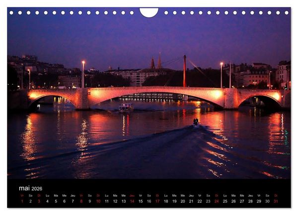 Produktbild: Lyon Magie de la lumi&egrave;re (Calendrier mural 2026 DIN A4 vertical), CALVENDO calendrier mensuel