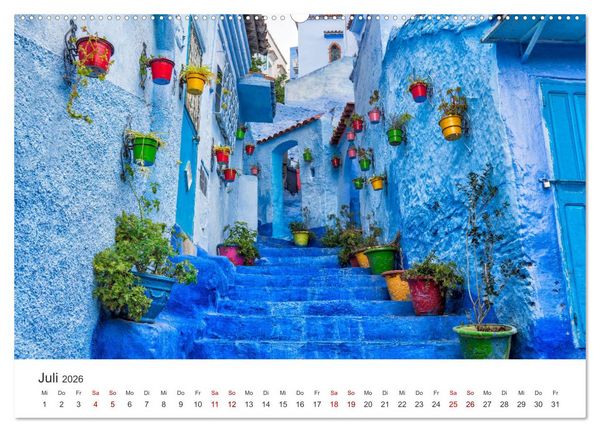 Produktbild: Marokko - Eine wunderbare Reise nach Nordafrika. (Wandkalender 2026 DIN A2 quer), CALVENDO Monatskalender