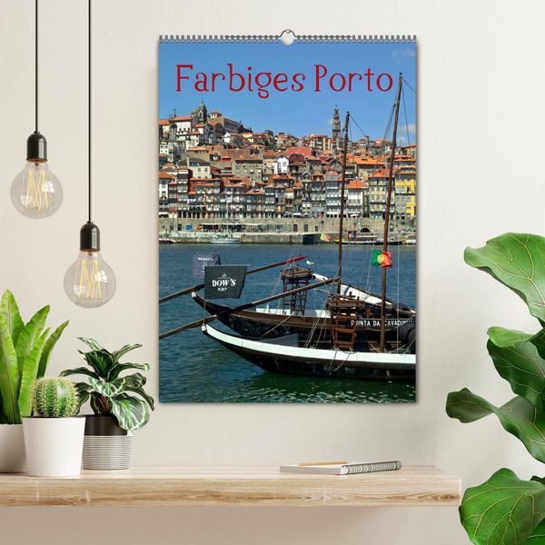 Produktbild: Farbiges Porto (Wandkalender 2026 DIN A2 hoch), CALVENDO Monatskalender
