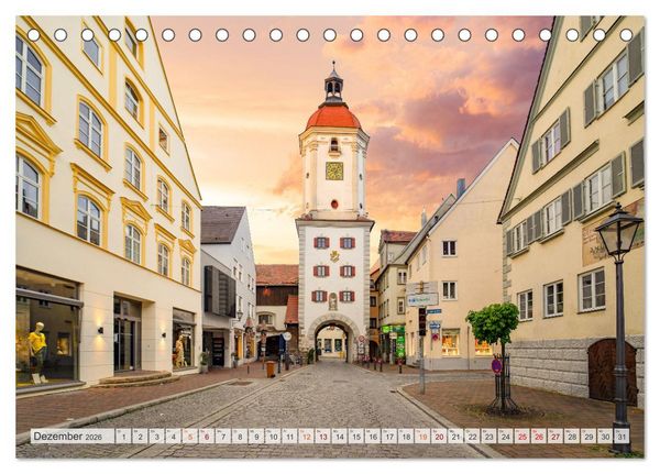 Produktbild: Dillingen an der Donau Impressionen (Tischkalender 2026 DIN A5 quer), CALVENDO Monatskalender