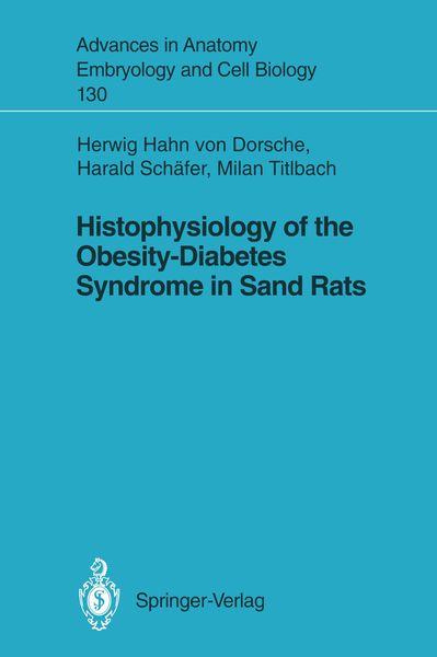 Produktbild: Histophysiology of the Obesity-Diabetes Syndrome in Sand Rats