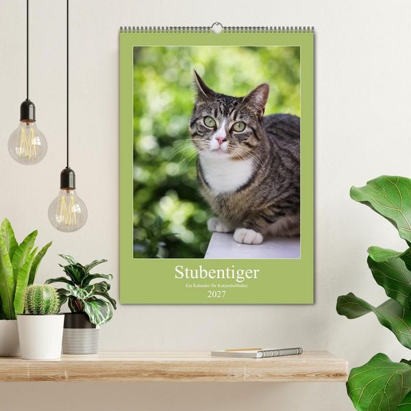 Produktbild: Stubentiger (Wandkalender 2027 DIN A2 hoch), CALVENDO Monatskalender