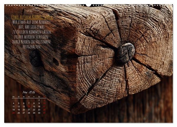 Produktbild: Nicht 08/15 - Deutsche Redewendungen und ihre Herkunft (hochwertiger Premium Wandkalender 2026 DIN A2 quer), Kunstdruck in Hochglanz