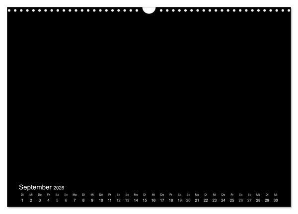 Produktbild: Bastelkalender: DIY Kreativ-Kalender -schwarz- (Wandkalender 2026 DIN A3 quer), CALVENDO Monatskalender