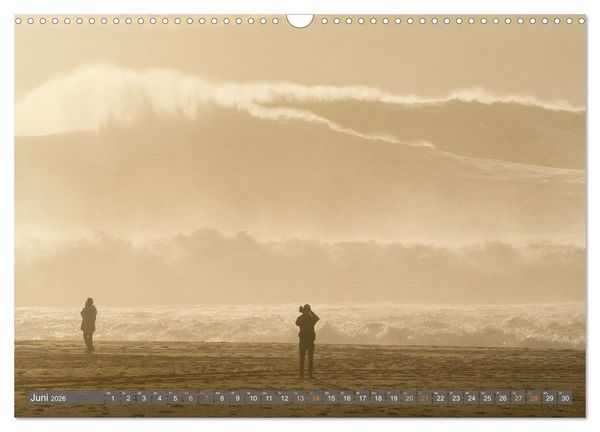 Produktbild: OCEAN POWER - Die Riesenwellen von Nazar&eacute; (Wandkalender 2026 DIN A3 quer), CALVENDO Monatskalender