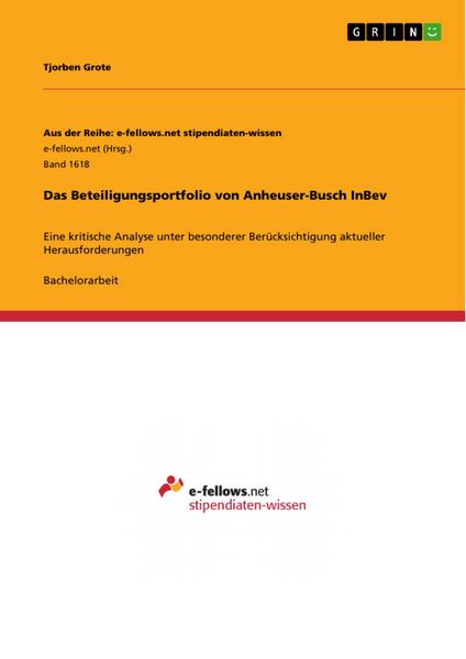 Produktbild: Das Beteiligungsportfolio von Anheuser-Busch InBev