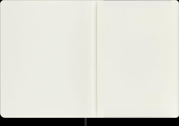 Produktbild: Moleskine Vegea Boa Notizbuch, XL, liniert, weicher Einband, schwarz, in Box