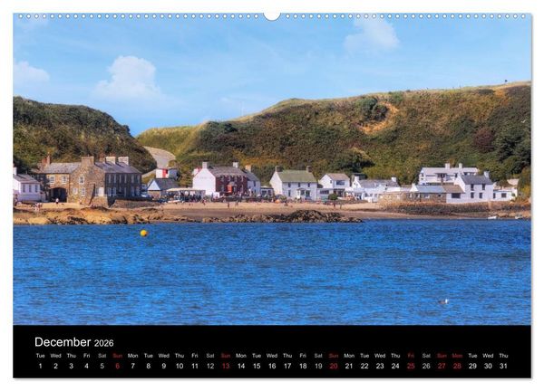 Produktbild: Wales (High Quality Premium Wall Calendar 2026 DIN A2 landscape),CALVENDO 12 Month Wall Calendar