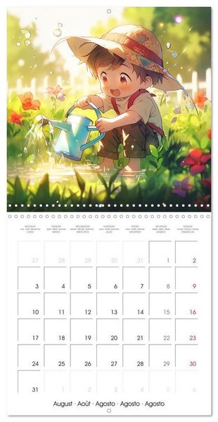 Produktbild: Manga - Time (Wall Calendar 2026 12 &times; 12 Inch) CALVENDO 12 Month Wall Calendar