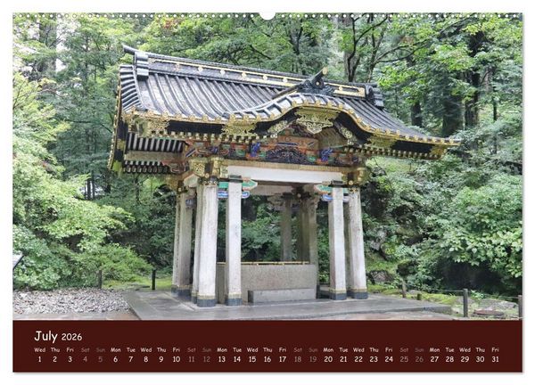 Produktbild: Japan - modern and traditional (High Quality Premium Wall Calendar 2026 DIN A2 landscape),CALVENDO 12 Month Wall Calendar