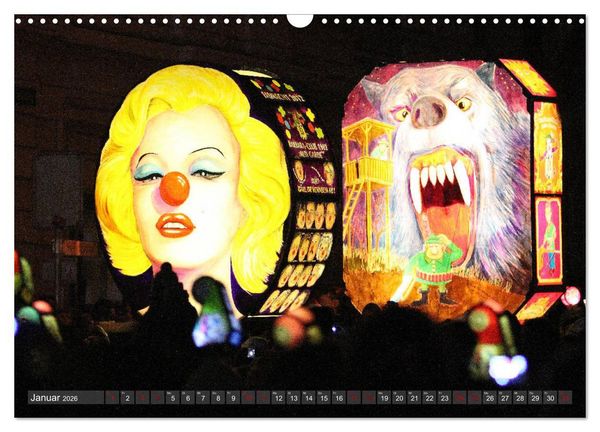 Produktbild: Basels Fasnacht (Wandkalender 2026 DIN A3 quer), CALVENDO Monatskalender
