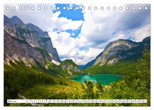 Produktbild: Schau eina in&acute;s Salzkammergut (Tischkalender 2026 DIN A5 quer), CALVENDO Monatskalender