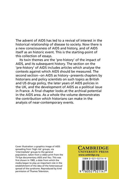 Produktbild: AIDS and Contemporary History