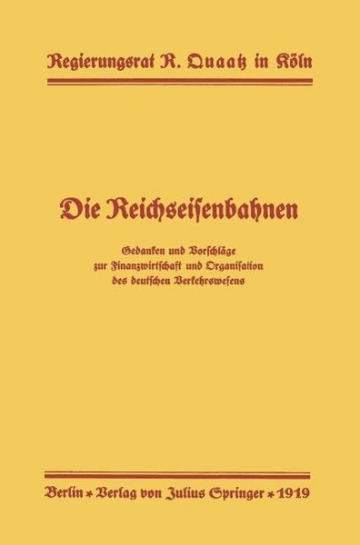 Produktbild: Die Reichseisenbahnen