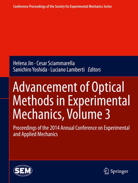 Produktbild: Advancement of Optical Methods in Experimental Mechanics, Volume 3