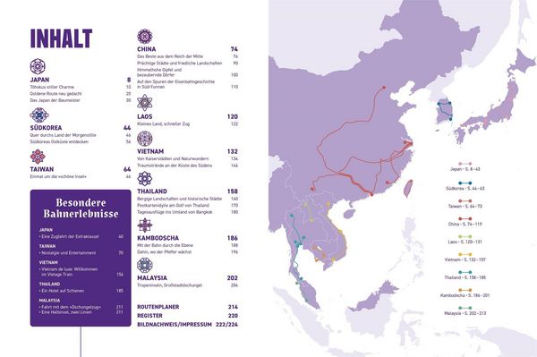 Produktbild: Asien mit dem Zug