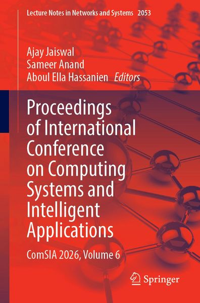 Produktbild: Proceedings of International Conference on Computing Systems and Intelligent Applications
