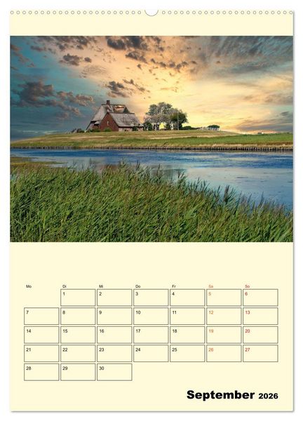 Produktbild: Meine geliebte Nordsee (hochwertiger Premium Wandkalender 2026 DIN A2 hoch), Kunstdruck in Hochglanz