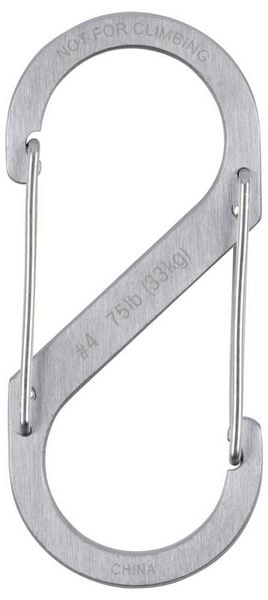 Produktbild: NITE Ize NI-SB4-03-11 Karabiner S-Biner Gr. 4 89mm x 38mm 1St.