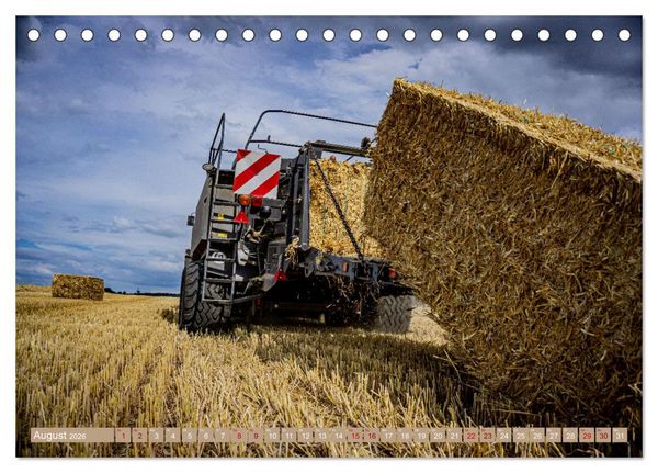 Produktbild: Moderne Landtechnik (Tischkalender 2026 DIN A5 quer), CALVENDO Monatskalender