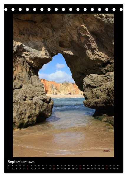 Produktbild: Blickpunkte Algarve (Tischkalender 2026 DIN A5 hoch), CALVENDO Monatskalender