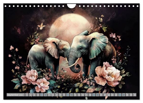 Produktbild: Farbenfrohe Giganten (Wandkalender 2026 DIN A4 quer), CALVENDO Monatskalender