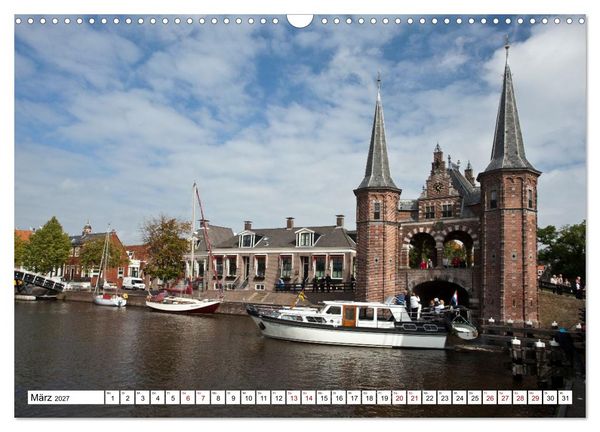 Produktbild: Hausbooturlaub Niederlande - Friesland und Groningen (Wandkalender 2027 DIN A3 quer), CALVENDO Monatskalender