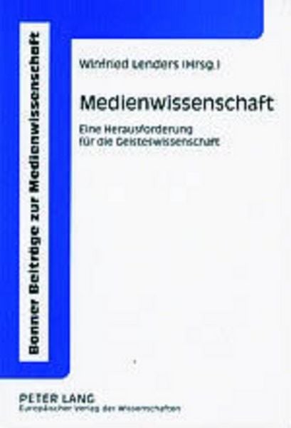 Produktbild: Medienwissenschaft