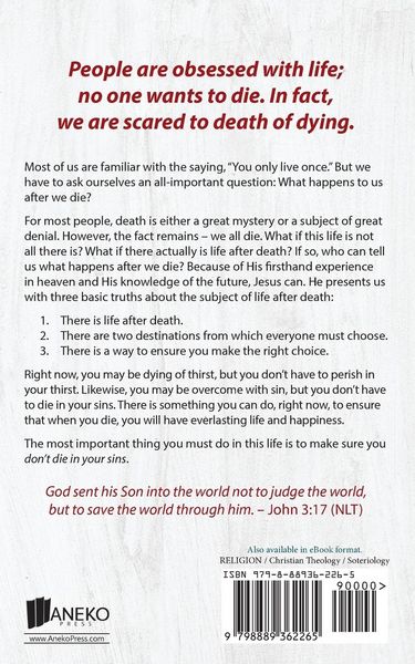 Produktbild: Don't Die in Your Sins