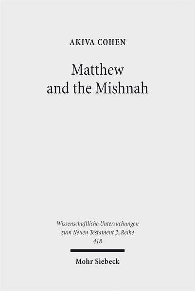 Produktbild: Matthew and the Mishnah