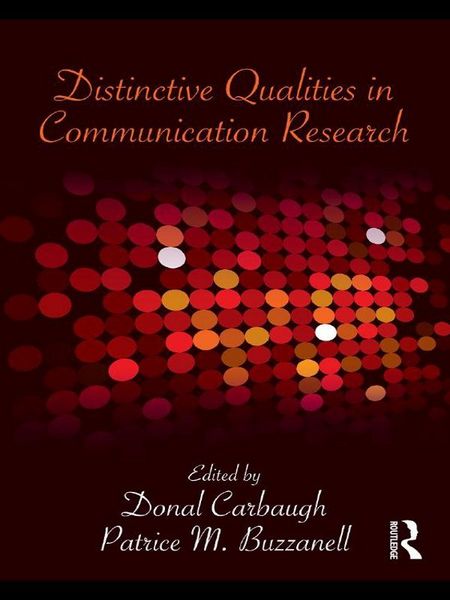 Produktbild: Distinctive Qualities in Communication Research