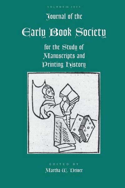 Produktbild: Journal of the Early Book Society Vol 16