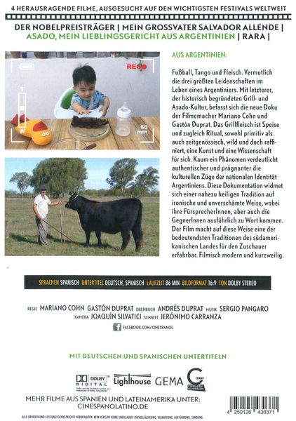 Produktbild: Asado, mein Lieblingsgericht aus Argentinien,1 DVD