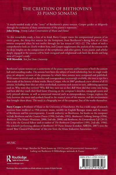 Produktbild: The Creation of Beethoven's 35 Piano Sonatas