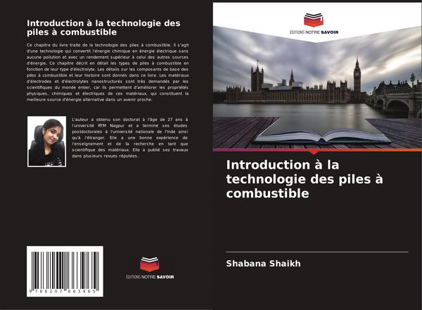 Produktbild: Introduction &agrave; la technologie des piles &agrave; combustible