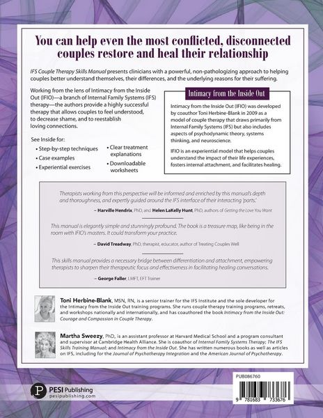 Produktbild: Internal Family Systems Couple Therapy Skills Manual