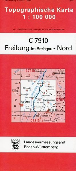 Produktbild: Freiburg im Breisgau Nord 1 : 100 000