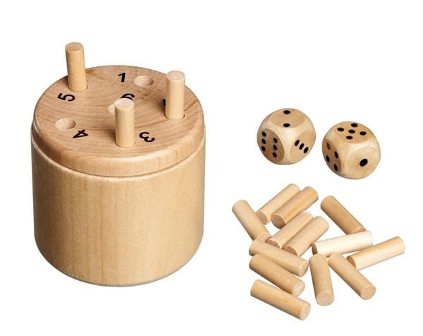 Produktbild: Philos 6337 - W&uuml;rfelfass, klein, Logikspiel, Geschicklichkeitsspiel, Familienspiel