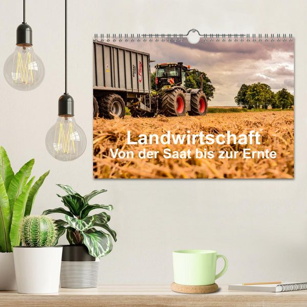 Produktbild: Landwirtschaft - Von der Saat bis zur Ernte (Wandkalender 2026 DIN A4 quer), CALVENDO Monatskalender