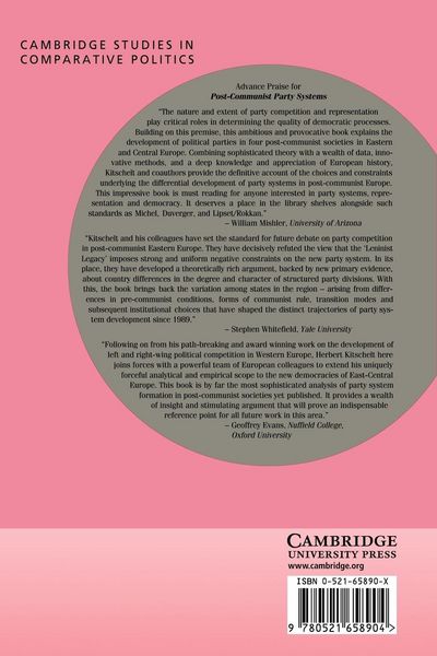 Produktbild: Post-Communist Party Systems