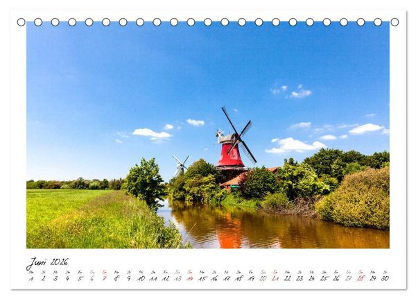 Produktbild: Fischerdorf Greetsiel (Tischkalender 2026 DIN A5 quer), CALVENDO Monatskalender