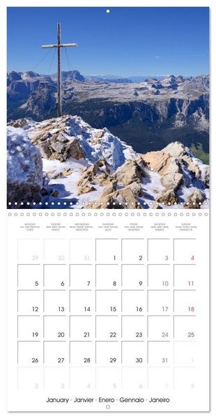 Produktbild: Beautiful Dolomites (Wall Calendar 2026 12 &times; 12 Inch) CALVENDO 12 Month Wall Calendar