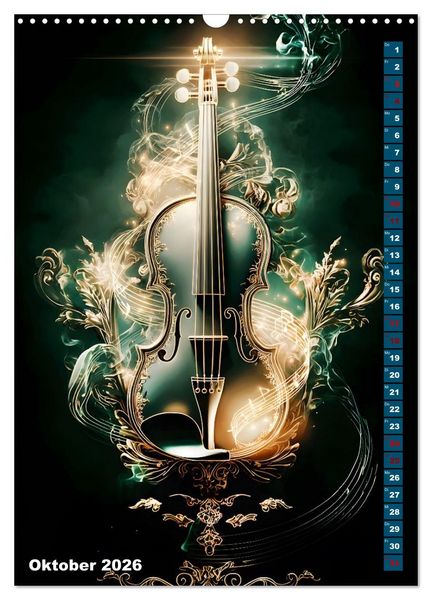 Produktbild: Umbrae Libri (Wandkalender 2026 DIN A3 hoch), CALVENDO Monatskalender